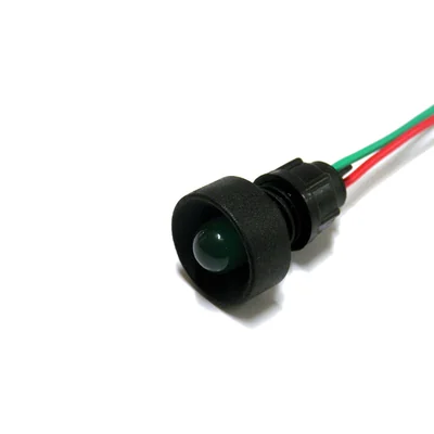 Indicateur LED, couvercle 10 mm, 24V