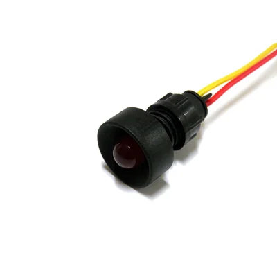 Indicateur LED, couvercle 10 mm, 24V