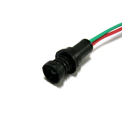 Indicateur LED, couvercle 5 mm, 24V