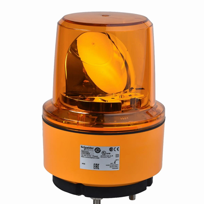 Indicator lamp Ø130 orange LED 24V DC