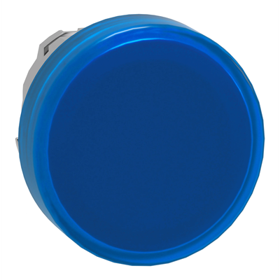 Indicator light head, blue