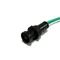 Indicatore LED verde, copertura 5 mm, 230V