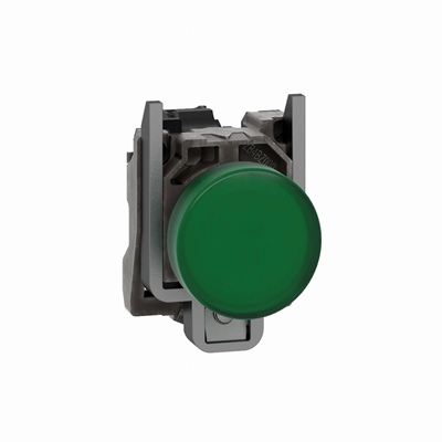 Indicatore luminoso LED, 230-240V, verde