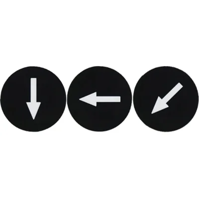 Indicatore PROMET per cassette KS (in basso a sinistra, indietro, 1 velocità di controllo, lenta), bianco e nero