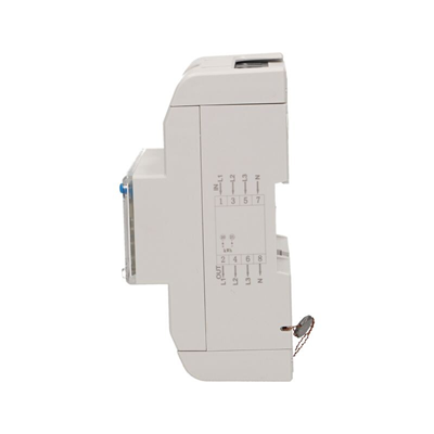 Індикатор електроенергії 3-фазний, 3x20(120)A 400V IP20, білий