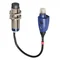Inductive sensor M18 1NO 12-24V DC M12 connector