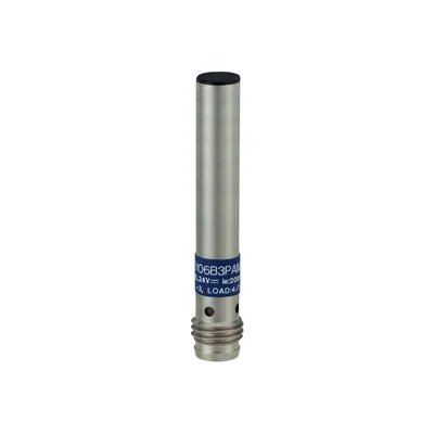 Indukční snímač Ø6,5 s výstupem NPN 1NO 12-24V DC M8 konektor