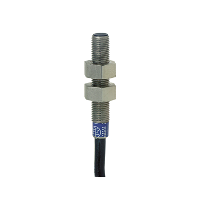 Induktiver M5-Sensor mit PNP 1NO 5-24V DC-Ausgang, 2m Kabel