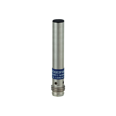 Induktiver Sensor Ø6,5 mit NPN 1NO 12-24V DC-Ausgang, M8-Stecker