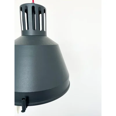 INDUSRIAL Hängelampe E27 IP20 Graphit