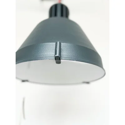 INDUSRIAL Lampada a sospensione E27 IP20 grafite