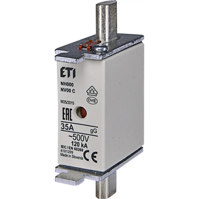 Industrial delayed fuse link KOMBI WT-00C/gG 35A K