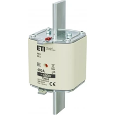 Industrial delayed fuse link KOMBI WT-3/gG 400A K 690