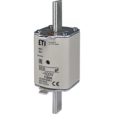 Industrial fast fuse-link, G WT-1/gF 80A G