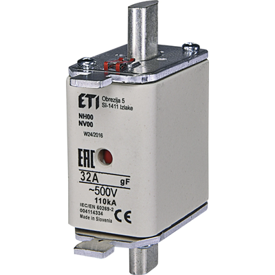 Industrial fast fuse link WT-00/gF 32A