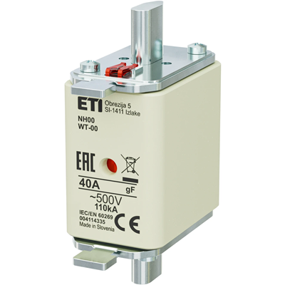 Industrial fast fuse link WT-00/gF 40A