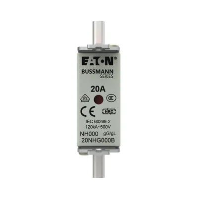 Industrial fuse, class gG/gL 20A 500VAC