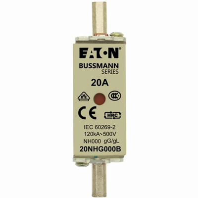 Industrial fuse, class gG/gL 20A 500VAC