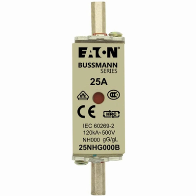 Industrial fuse, class gG/gL 25A 500VAC