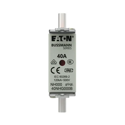 Industrial fuse, class gG/gL 40A 500VAC