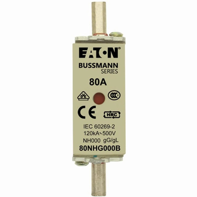 Industrial fuse, class gG/gL 80A 500VAC