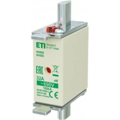 Industrial fuse-link - motor KOMBI WT-00C/aM 32A K