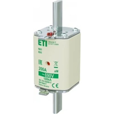 Industrial fuse-link - motor KOMBI WT-1/aM 200A K