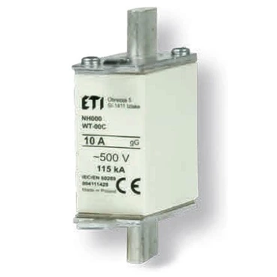 Industrial slow-acting fuse-link WT-00C/gG 10A