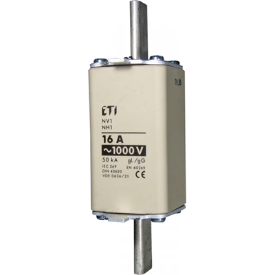 Industrial slow-acting fuse-link WT-1/gG 10A 1000