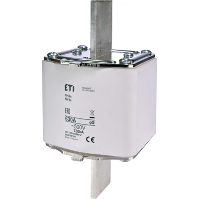 Industrial slow-acting fuse link WT-4a/gG 630A