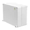 INDUSTRIAL surface-mounted box 220x170x107 with mounting plate and hinges IP 55 - gray