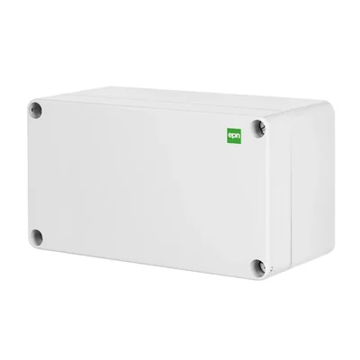 Industrie-Aufputzgehäuse 135 x 74 x 72 mm, Schutzart IP 65 – grau