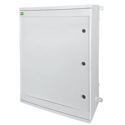 INDUSTRIE-Verteilerschrank SR9 600x800x260 mit Metallplatte und Dach IP 65 - grau