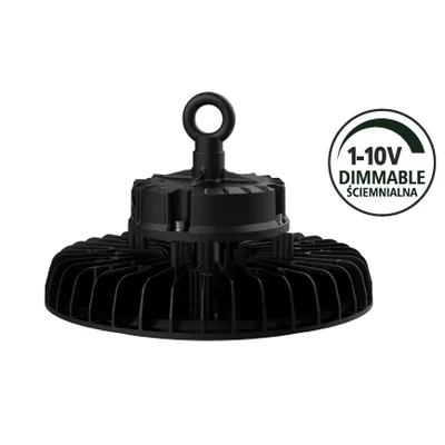 Industrielle LED-Hallenleuchte COMPACT S 100W 17000lm natürliche Farbtemperatur 4000K IP65 120° DIM