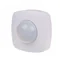 Infrared motion sensor for use in narrow corridors with presence sensor function