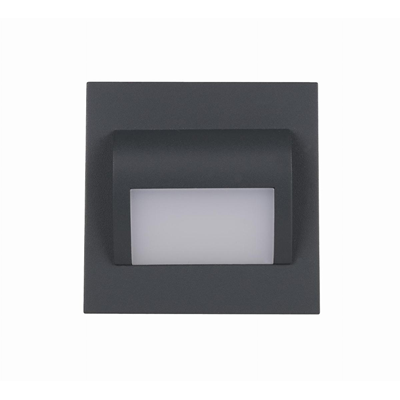 INGA Led luminaire d'escalier 1,2W 100lm 3000K IP20 anthracite