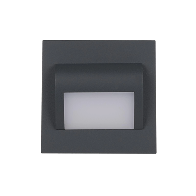 Inga LED stair luminaire, anthracite, 1.2W, 5900K