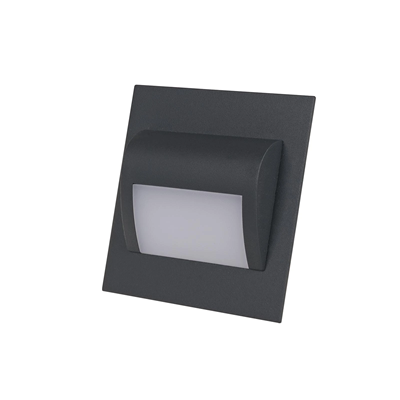 Inga LED stair luminaire, anthracite, 1.2W, 5900K
