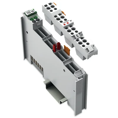 Ingresso analogico a 2 canali 0-10 VDC SE, grigio chiaro 753-467