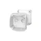 Inneninstallationsdose, grau, IP 66, mit Membranverschraubungen, 84x84x55mm, ohne Klemmen