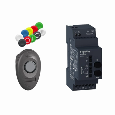 Inserciones de receptor de botón del kit inalámbrico y sin batería Harmony XB5 24-240 VCA/CC