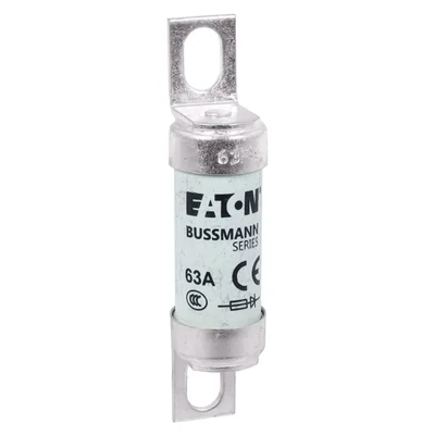 Insert 63FE à soufflage rapide, 63 A, 690 V CA, 500 V CC, BS88, 19 x 77 mm, aR, BS