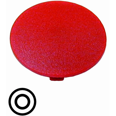 Insert bouton champignon rouge "O", M22-XDP-R-X0