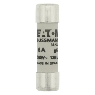 Insert cylindrique C10G6 10 x 38 mm 6A GG 500V CA