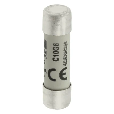 Insert cylindrique C10G6 10 x 38 mm 6A GG 500V CA
