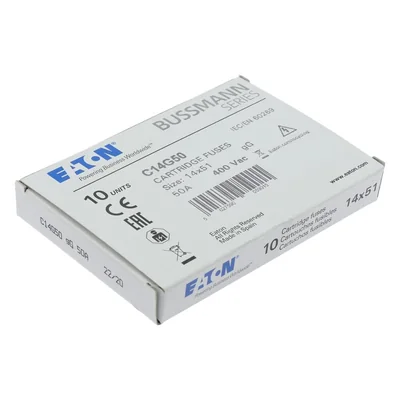 Insert cylindrique C14G50 14 x 51 mm 50 A GG 400 V CA
