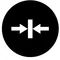 Insert de bouton plat noir avec description de montage, M22-XD-S-X14