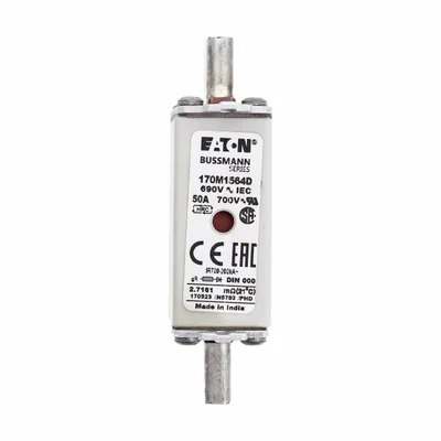 Insert de fusible rapide 170M1564D 50 A 690 V gR DIN 000 à double indicateur