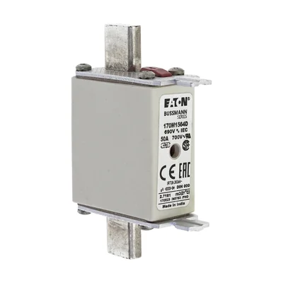 Insert de fusible rapide 170M1564D 50 A 690 V gR DIN 000 à double indicateur