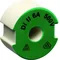 Insert d'étalonnage à visser D DII/E27 6A vert